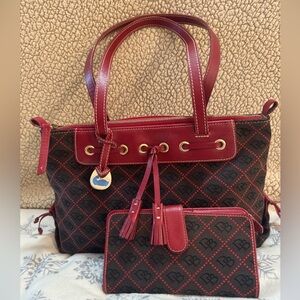 Dooney and Bourke Purse and Wallet Matching Set